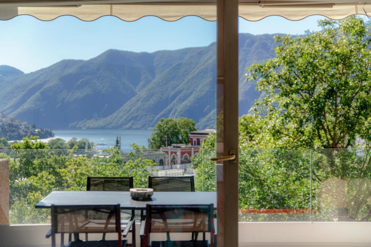 Panoramic Studio Lake View Lugano Esterno foto