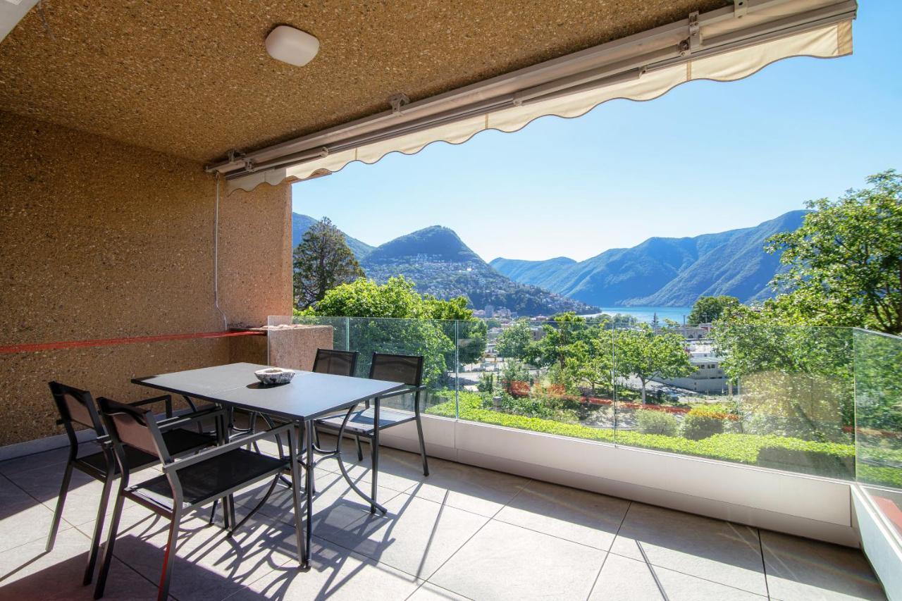 Panoramic Studio Lake View Lugano Esterno foto