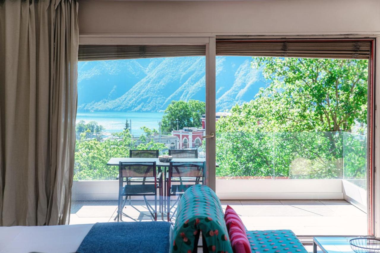 Panoramic Studio Lake View Lugano Esterno foto