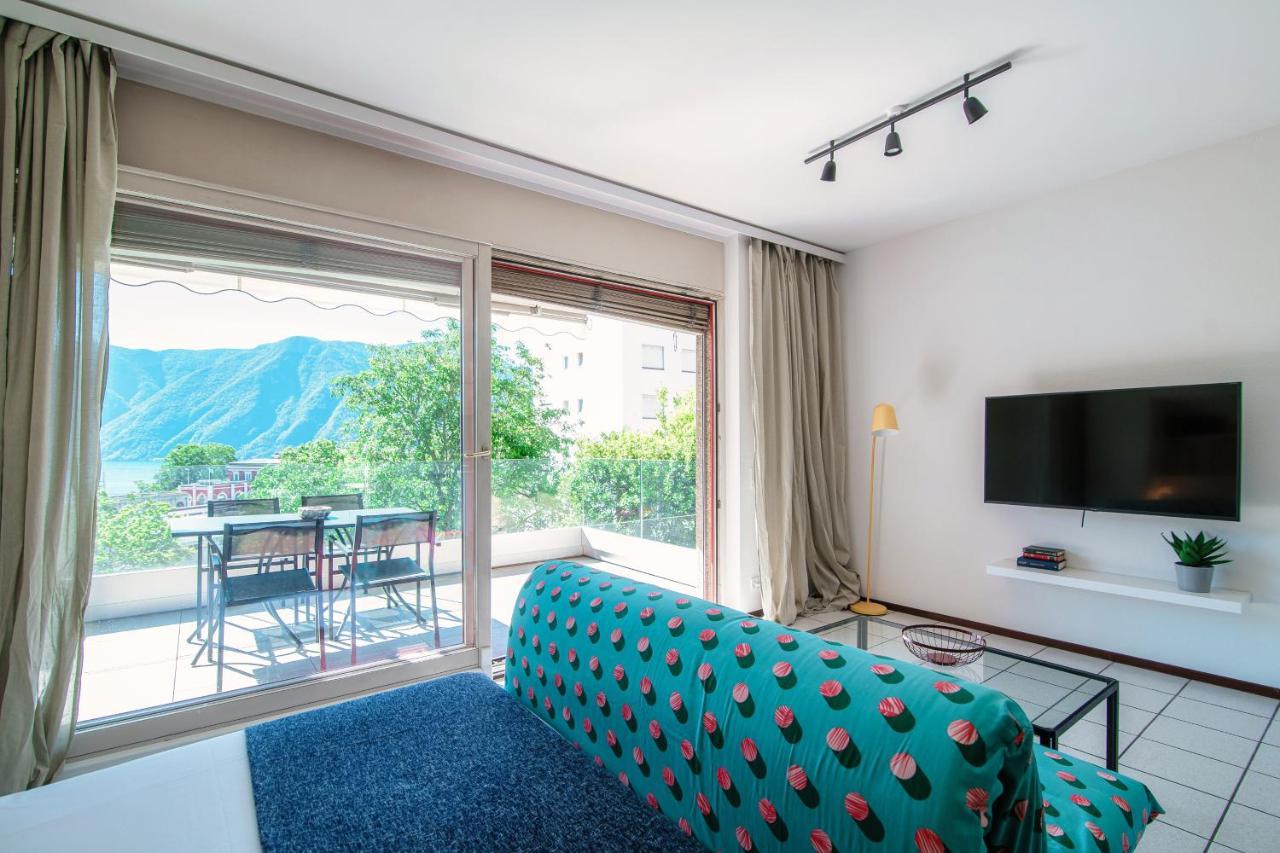 Panoramic Studio Lake View Lugano Esterno foto